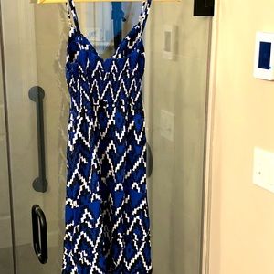 Derek Heart geometric print dress